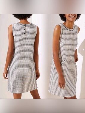 Loft A-line Tweed Shift Dress